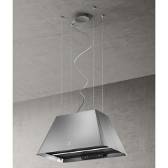 ELICA IKONA LIGHT IX/F/60 CAPPA ISOLA FILTRANTE ILLUMINAZIONE STRIP LED INOX