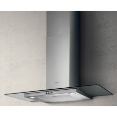 ELICA FLAT GLASS IX/A/90 CAPPA PARETE 90 CM ASPIRANTE 140W 365 m³/h  INOX