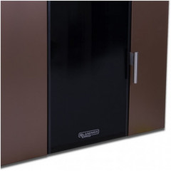 LAMINOX VERONICA GHOST AIR BLACK LINE STUFA PELLET 10,5 KW 250m3 BRONZO