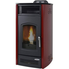 LAMINOX MARIACHIARA AIR CANALIZZATA STUFA PELLET 12KW 320m3 CLASSE A+ BORDEAUX