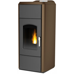 LAMINOX TL20IZ BRONZO TINA IDRO LUX TERMOSTUFA A PELLET 20 KW 550 m³ 13,5 L