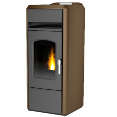 LAMINOX TL24IZ BRONZO CARLOTTA IDRO LUX TERMOSTUFA A PELLET 25 KW 400-650 m³