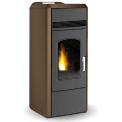 LAMINOX TL28IZ BRONZO VICTORIA IDRO LUX TERMOSTUFA A PELLET 28 KW 500/770 m³