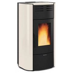 EXTRAFLAME RAFFAELLA IDRO H18 AVORIO TERMOSTUFA A PELLET VENTILATA 21.7KW