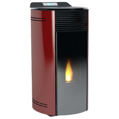 LAMINOX J13IR Jessica 13 Idro Black Line Termostufa a pellet 13kw Bordeaux