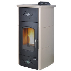 LAMINOX VICTORIA IDRO PRESTIGE TERMOSTUFA A PELLET 28 KW AVORIO TSP28IA