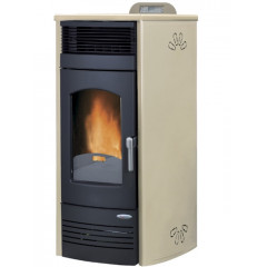 LAMINOX ST 13 AP-A VALENTINA AIR PLUS STUFA A PELLET 16 KW AVORIO