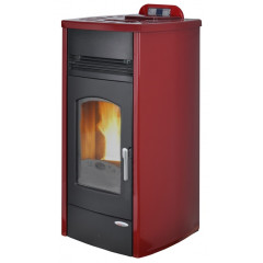 LAMINOX IDV 19 IP-R GRETA IDROVENTILATA PLUS TERMOSTUFA A PELLET 18 KW ROSSO BOR