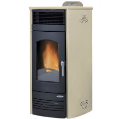 LAMINOX ST 13 APC-A VALENTINA AIR PLUS CANALIZZATA STUFA A PELLET 16 KW AVORIO