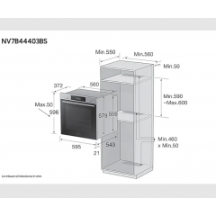 SAMSUNG NV7B44403BS FORNO DUAL COOK CATALITICO 76 VAPORE NATURALE A+ INOX