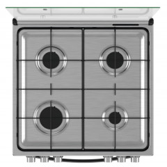 INDESIT IS67G8CHXE CUCINA PIANO COTTURA 4 FUOCHI FORNO MULTIFUNZIONE CLASSE A