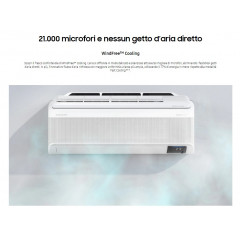 SAMSUNG WINDFREE PURE CONDIZIONATORE 9000 BTU 21MILA MICRO FORI WIFI CLASSE A++