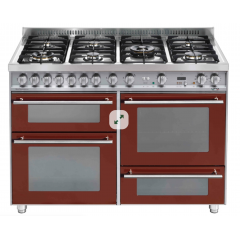 LOFRA PR126SMFET+DMFT/2AEO CUCINA ROSSO BURGUNDY 120X60 FORNO ELETTRICO