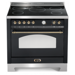 LOFRA DOLCEVITA RNMG96MFT/5I CUCINA 90X60 NERA 5 ZONE FORNO MULTIFUNZIONE