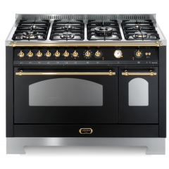 LOFRA DOLCEVITA RNMD126MFT+E/2AEO CUCINA 120X60CM NERA 7 FUOCHI FORNO MULTIFUNZ