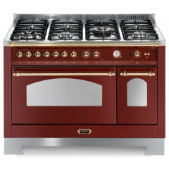 LOFRA DOLCEVITA RRD126MFT+E/2AEO CUCINA 120X60 ROSSO BURGUNDY 7 FUOCHI FORNO