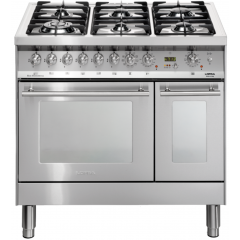 LOFRA PD96MFTE/CISF CUCINA INOX 90X60 FORNO ELETTRICO MULTIFUNZIONE 5BRUCIATORI