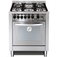 LOFRA P76GV/C CUCINA INOX 70X60 FORNO GAS VENTILATO 4 FUOCHI TRIPLA CORONA