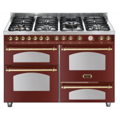 LOFRA DOLCEVITA RR126SMFT+MFT/2AEO CUCINA 120X60CM ROSSO 7FUOCHI FORNO ELETTRIC