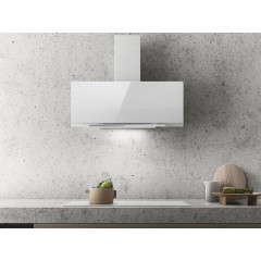 ELICA APLOMB WH/A/60 CAPPA A PARETE ASPIRANTE 60 CM VETRO BIANCO TOUCH CONTROL