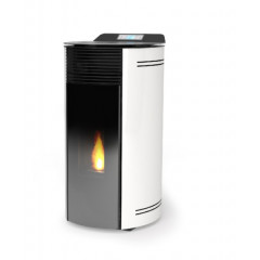 LAMINOX J13I-L JESSICA IDRO BLACK LINE TERMOSTUFA PELLET 13KW NERO LUCIDO