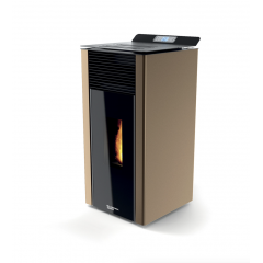 LAMINOX VV13IZ Veronica 13 Black Line Bronzo Stufa a Pellet Idroventilata