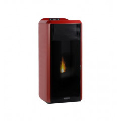 LAMINOX TLB18IRS TERMOSTUFA A PELLET Greta Idro Lux Black Line ROSSO