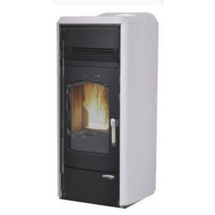 LAMINOX DALIA OMNIA AIR LUX STUFA  A PELLETT 12 KW RISCALDABILI COLORE BIANCO