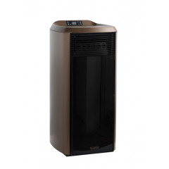 LAMINOX VALENTINA AIR BLACK LINE STUFA CANALIZZATA 16KW 350 m3 COLORE BRONZO