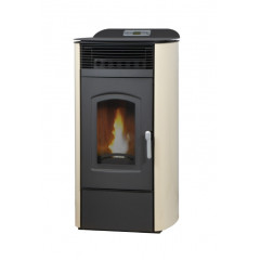 LAMINOX DALIA AIR STUFA A PELLET CANALIZZATA 12 KW 350 m3 A+ AVORIO