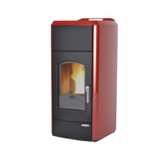 LAMINOX TL18IRS ROSSO GRETA IDRO LUX STUFA A PELLET 19,6 kW 250/500 m³