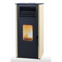 LAMINOX BICE AIR STUFA PELLET 8 KW 180 m3 RISCALDABILI CLASSE A+ AVORIO