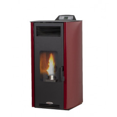 LAMINOX GRAZIA AIR STUFA PELLET CANALIZZATA 8.5 KW 230m3 COLORE BORDEAUX